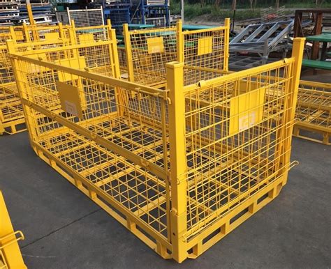 Wire Mesh Container Pallet Cages For Cargo and Storage – Professional ...