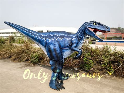 Jurassic Park Velociraptor Blue Costume | Only Dinosaurs