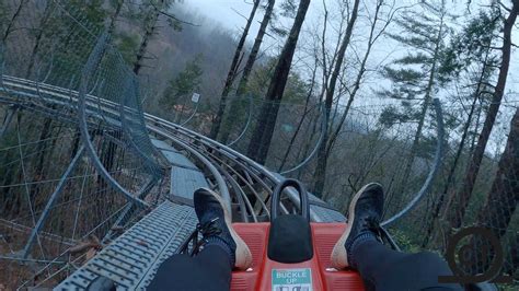 Gatlinburg Mountain Coaster On-Ride POV - YouTube