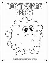 Germs Coloring Pages  Wwwcoloringcampcom sketch template