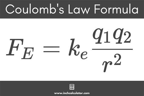 Coulomb's Law Charge Calculator - Inch Calculator