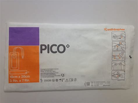 SMITH AND NEPHEW 66022002 PICO Wound Dressing Therapy System, 10cm x 20cm (X) - GB TECH USA