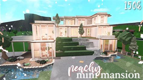 Bloxburg Peachy Mini Mansion Speed Build In House Plans | My XXX Hot Girl