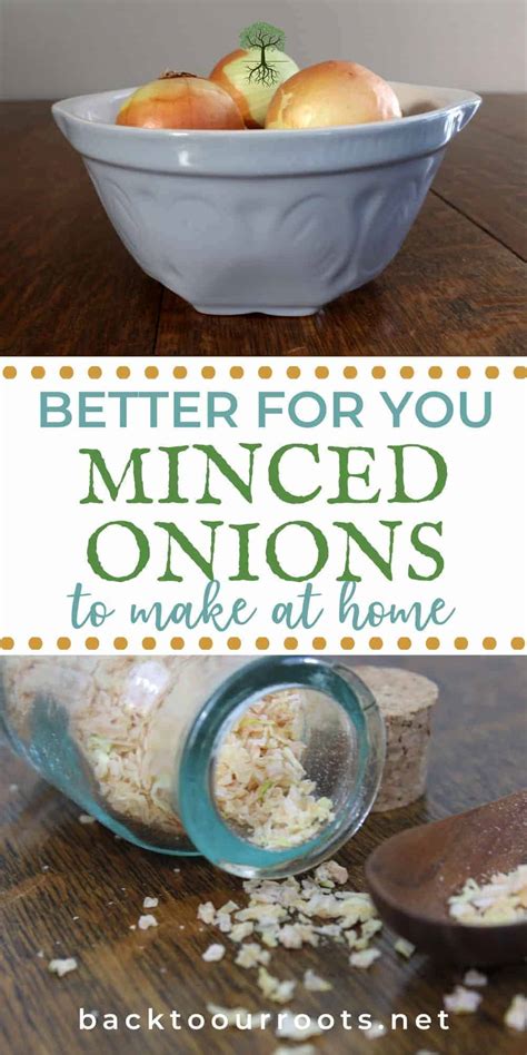 How to Make Better for You Minced Onions at Home