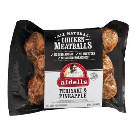 Aidells Chicken Meatballs Teriyaki & Pineapple Reviews 2019