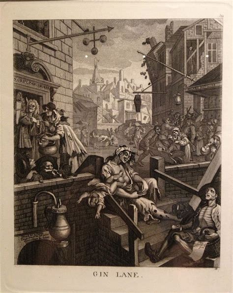 William Hogarth Gin Lane,1751 | William hogarth, Poster prints, Art