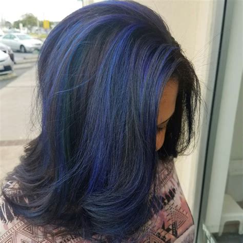 Joico intensity indigo. Hair by Evy, Torrance CA. 424 215-8362 #dominicanstylist Indigo Hair ...