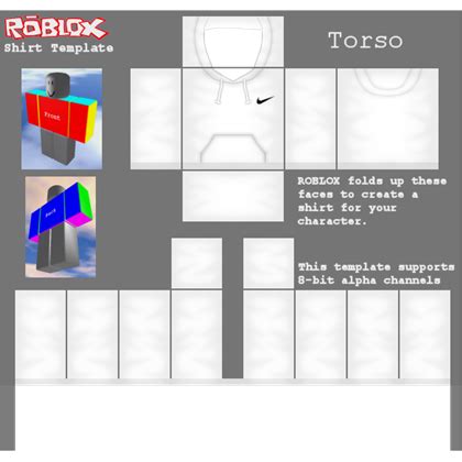 Roblox Zip Up Template