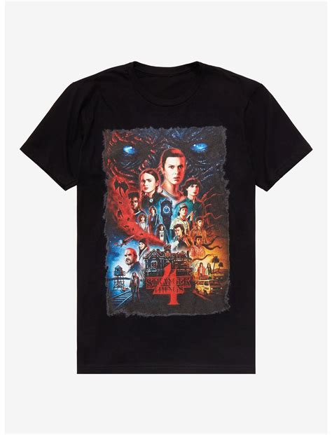 Stranger Things Season 4 Poster Group T-Shirt | Hot Topic