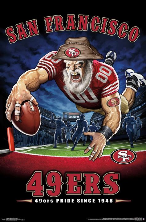 NFL San Francisco 49ers - End Zone 17 | San francisco 49ers football, San francisco 49ers, Nfl ...