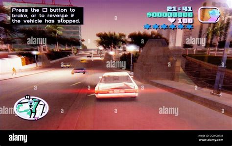 Grand Theft Auto Vice City - Sony Playstation 2 PS2 - Editorial use ...