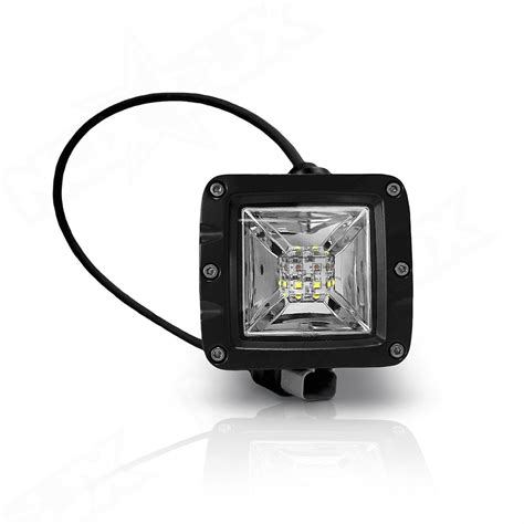 2" LED Cube Lights w/ Brake/Reverse Light 12 Watt CREE LED Tail Lights - Nox Lux