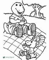 Barney And Friends Coloring Pages sketch template