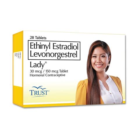 Buy Lady ethinyl estradiol / levonorgestrel 30mcg / 150mcg tablet 28's online with MedsGo. Price ...