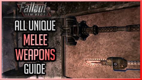 Fallout New Vegas - All Unique Melee Weapons Guide - YouTube