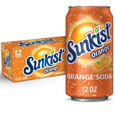 Buy Sunkist Orange Soda, 12 fl oz cans, 12 pack Online at Lowest Price ...