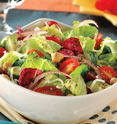 Healthy Italian Mixed Salad - Inspired Cooks