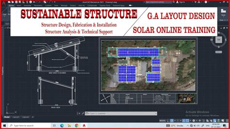 How to Design a Solar Array Layout with Structure #onlinesolartraining ...