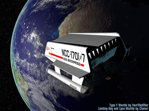 FourMadMen.com Models - Star Trek Type F Shuttlecraft