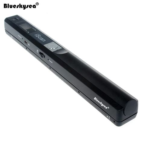 Iscan01 Portable A4 Document Scanner 24 bit USB 900dpi Handheld Document Scanner For Book JPG ...