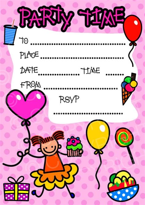 Invitation clipart party invitation, Invitation party invitation Transparent FREE for download ...