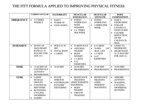 Exercise Program: Exercise Program Examples