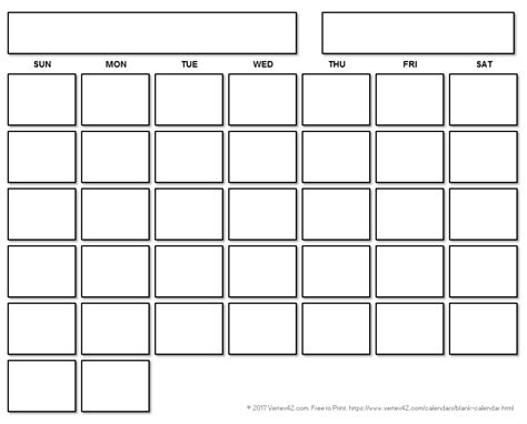 Printable Large Print Calendar | Month Calendar Printable