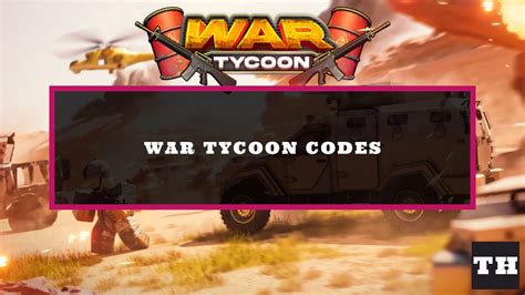 War Tycoon Codes [PL-01] (December 2024) - Try Hard Guides