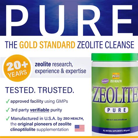 Zeolite Pure Powder - #1 Best Selling Zeolite Powder with 94% Verifiab – Healthy By Nature