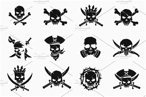 Logo pirates. Skull Signs | Pirate skull tattoos, Pirate flag tattoo, Pirate tattoo