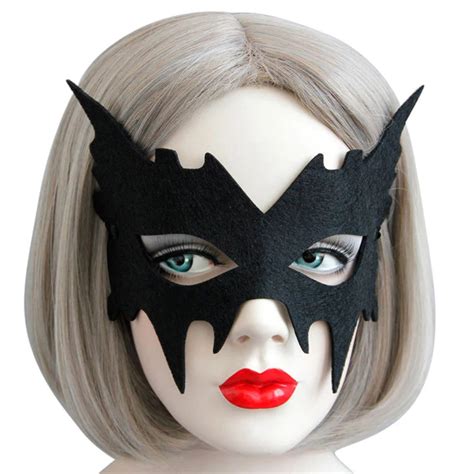 Happy Gift Cool Black Face Mask Ball Prom Halloween Costume Party Masks ...