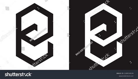 Chain Link Image Black White Template Stock Illustration 2189534539 | Shutterstock