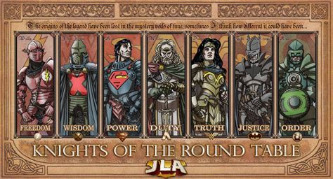 King Arthur X Justice League = JLA: Knights Of The Round Table – YBMW