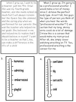 Author's Tone Worksheets and Activity by Deb Hanson | TpT