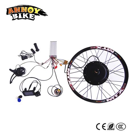 High Speed Electric DIY Motorcycle DIY 72v 5000w Electric bike Kit Electric Bike Conversion Kit ...