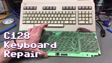 Commodore 128 Keyboard Repair - YouTube