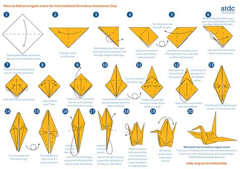 Comment faire un origami de grue en papier