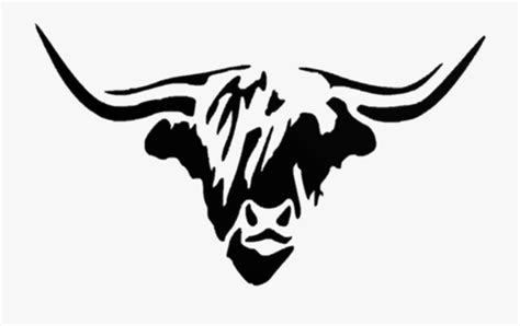 Download and share Cow - Highland Cow Head Silhouette, Cartoon. Seach ...