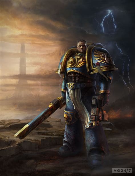 Warhammer 40k Space Marine Concept Art