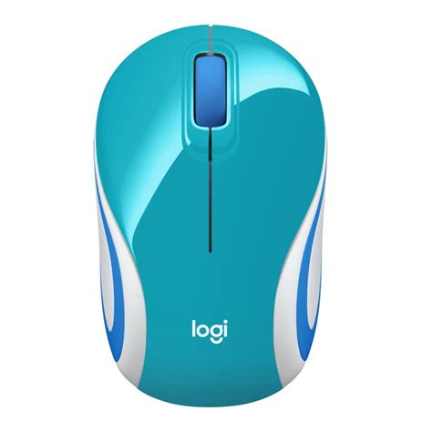 Logitech M187 Ultra Portable Mini Wireless Mouse, Teal - Walmart.com ...