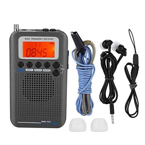 Portable Radio, Aircraft Band Radio Receiver Scanner with 4 Search ...