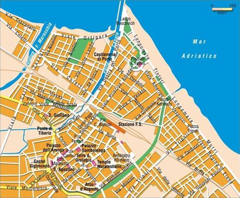 Map of Rimini