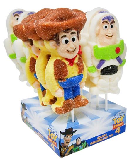 Disney Pixar Toy Story 4 Marshmallow Pops Birthday Party Favor Case 2.47 Ounce, Pack of 12 ...