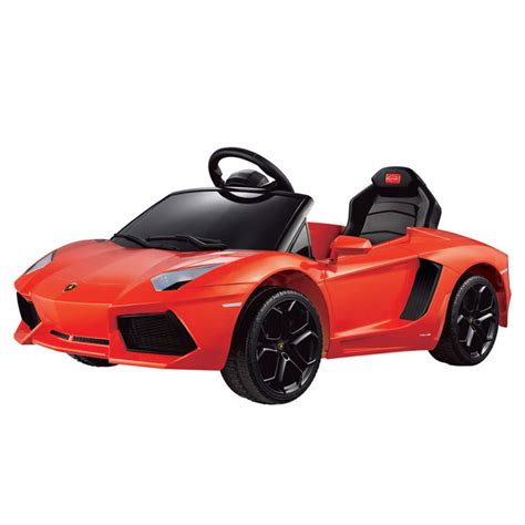 Rastar Lamborghini Aventador LP700-4 6-Volt Battery-Powered Ride-On, Orange - Walmart.com