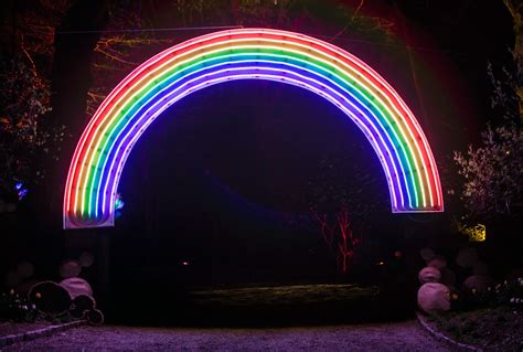 The rainbow arch is ready to greet visitors to the final weekend of ...