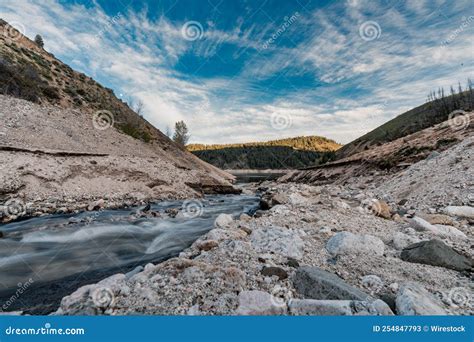 Aerial of Lake Piru, California Stock Image - Image of aerial ...