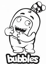 Oddbods Bubbles Coloring Book To Print And Online  Nation sketch template