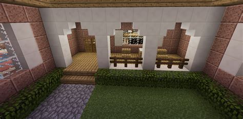 Minecraft House Front Porch with Furniture Living Room In Minecraft ...