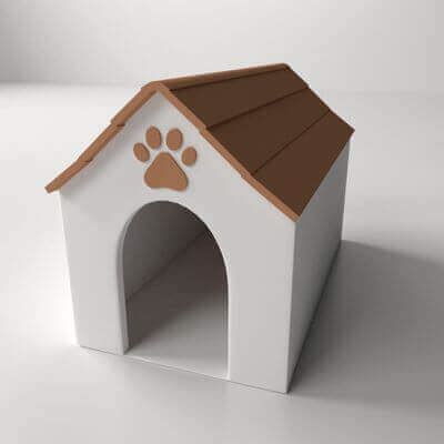 Dog House - 3D Model by firdz3d