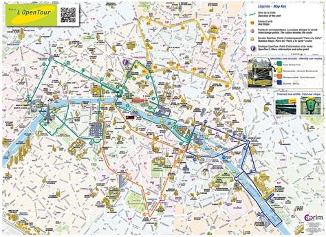 Mapa turístico de Paris para imprimir - Viajar Paris